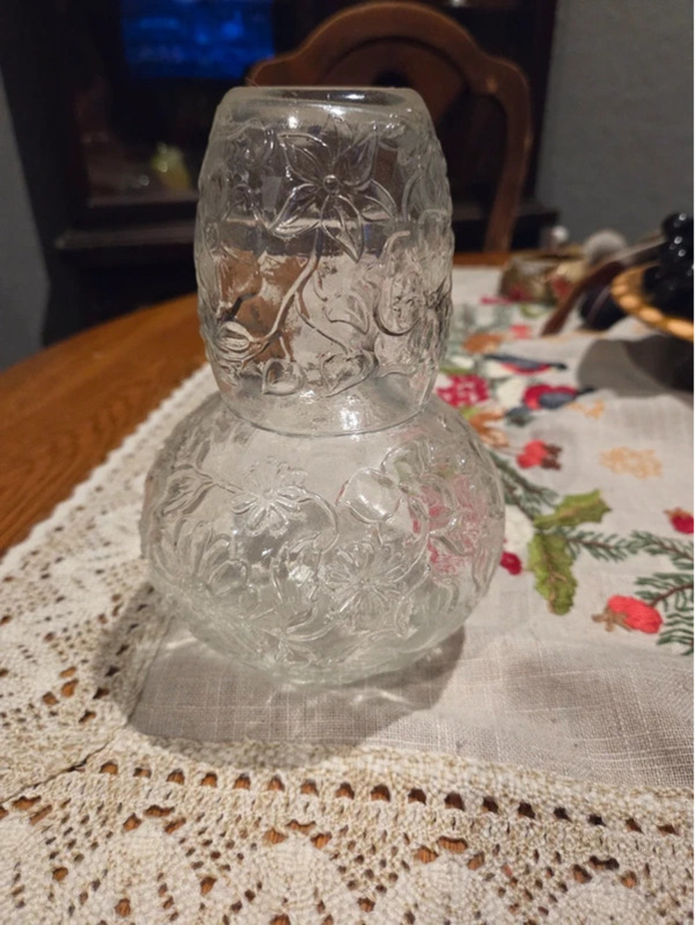 Vintage bedside water carafe set